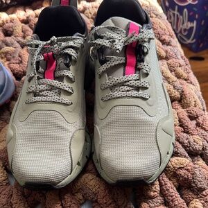 Stylish pale green and Pink Sneakers